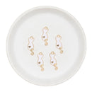 White Cat Charm 25x8mm (Package of 5)