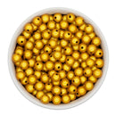 School Bus Yellow Illusion Beads 8mm (Package of Approx. 50 Beads)