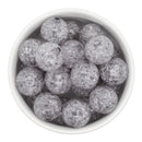 Grey Crackle Beads 20mm (Package of 10)