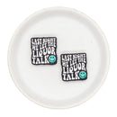 Last Night We Let the Liquor Talk Silicone Focal Bead 26x24mm (Package of 2)