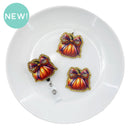 Pumpkin w/Bow Acrylic Accent 42x44mm (Package of 1)