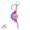 Born to Tumble Silicone Focal Bead 28mm (Package of 2)