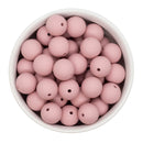 Light Mauve Silicone Beads 15mm (Package of 10)