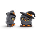 3-D Owl w/Witch Hat Silicone Focal Bead 28x17x29mm (Package of 2)