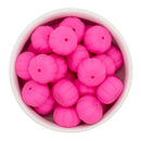Bubblegum Pink Jumbo Pumpkin Abacus Silicone Beads 20x13mm (Package of 5)