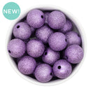 Deep Lilac Stardust Beads 20mm (Package of 10)