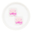 Don't Be Like the Rest of Them Darling Glitter Silicone Focal Bead 30mm (Package of 2)