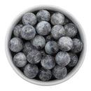Shades of Grey Liquid Marble Effect w/Shimmer Bead 16mm (Package of 10)