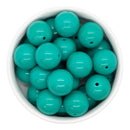Teal Solid Beads 20mm (Package of 10)