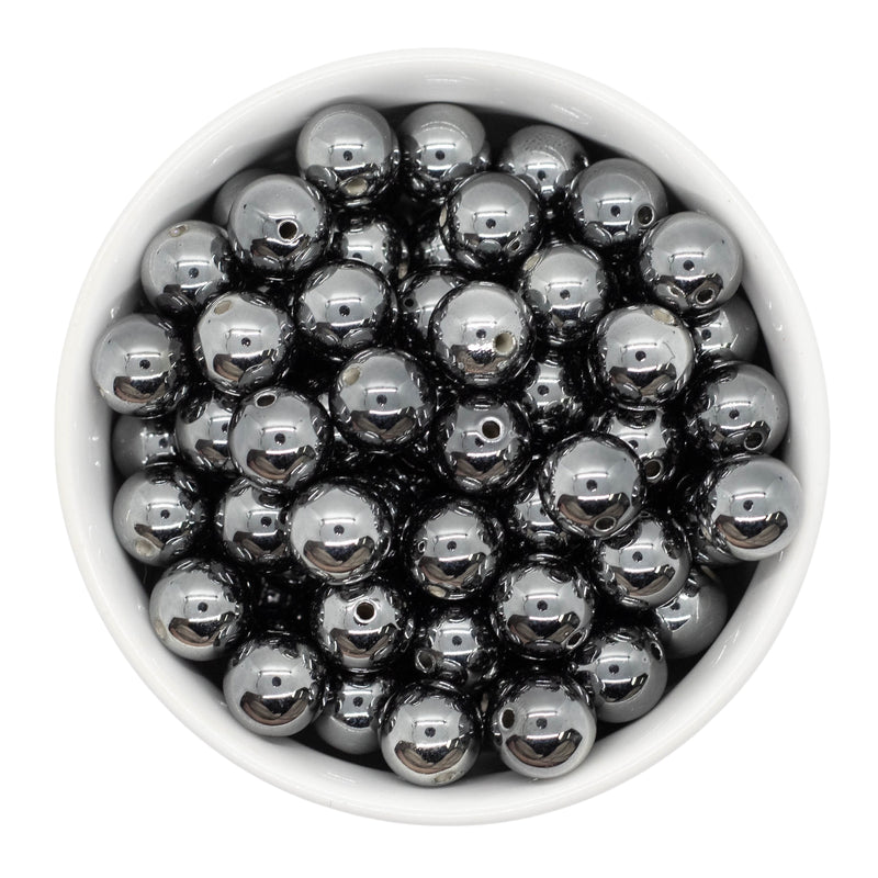Hematite UV Shine Beads 12mm (Package of 20)