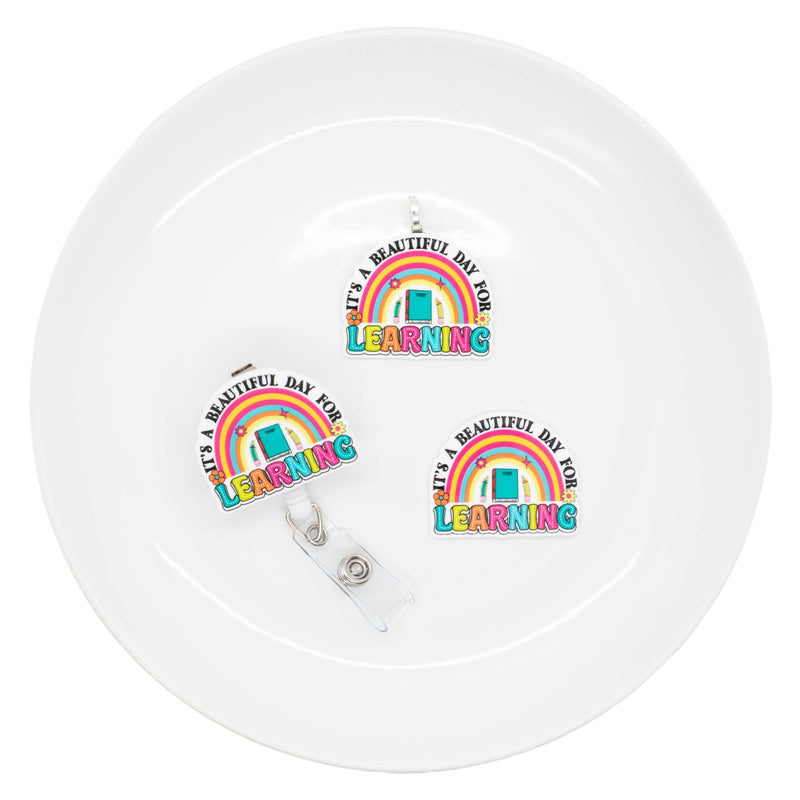 It's a Beautiful Day for Learning Acrylic Accent 35x42mm (Package of 1)