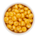 Gold Pearlized Silicone Abacus Beads 8x14mm (Package of 10)