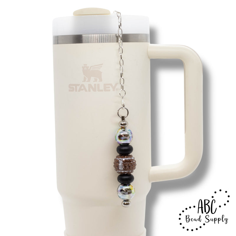 Translucent Acrylic Straw Charm Adapter (Package of 5)