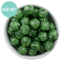 Green Foil Beads 16mm (Package of 10)