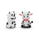 3-D Charlie the Cow Silicone Focal Bead 32x27mm (Package of 2)