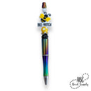 Silver Wavy Large Hole Spacer Beads 13x3mm (Package of 20)