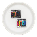 Don't Get Me Started Bitch I Don't Come With Brakes Silicone Focal Bead 25x30mm (Package of 2)