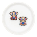 Patriotic Combat Boots Silicone Focal Bead 28mm (Package of 2)