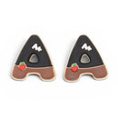 3-D A+ Chalkboard Silicone Focal Bead 29x28x11mm (Package of 2)