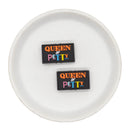 Queen of Petty Silicone Focal Bead 18x30mm (Package of 2)