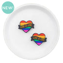 Love is Love Focal Bead 23x30mm (Package of 2)