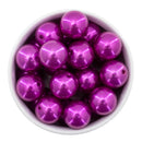 Magenta Pearl Beads 20mm (Package of 10)