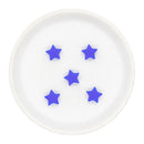 Royal Blue Star Silicone Beads 13mm (Package of 5)