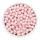 Light Pink Solid Iridescent Beads 8mm (Package of Approx. 50 Beads)