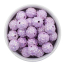 Lilac Iridescent Oblong Multifaceted 16x17mm (Package of 10)