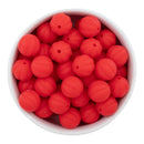 Red Pumpkin Silicone Beads 15mm (Package of 10)