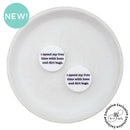 i spend my time with hoes and dirt bags Printed Silicone Focal Bead 24mm (Package of 2) - ABC Exclusive