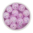 Thistle Iridescent Crackle Beads 20mm (Package of 10)