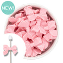 Light Pink Bow Bead 33x25mm (Package of 5)
