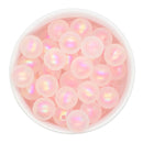 Light Pink Iridescent Satin Finish Color Core Beads 16mm (Package of 10)