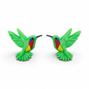 3-D Hummingbird Silicone Focal Bead 28x11x32mm (Package of 2)