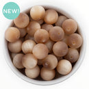 Latte Matte Pearly Luster 16mm Bead (Package of 10)