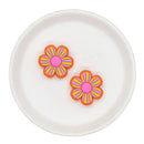 Funky Flower Silicone Focal Bead 29mm (Package of 2)