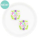 Pray More Worry Less Silicone Focal Bead 32x30mm (Package of 2)