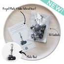 Black & White Paw Dog Clean Up Bag Kit
