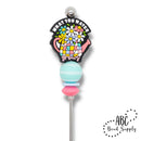 What You Water Grows Silicone Focal Bead 30x29mm (Package of 2)