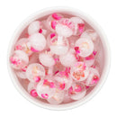 Shades of Pink Dried Flowers Beads 16mm (Package of 10)