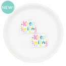 Keep Smiling Focal Bead 23x30mm (Package of 2)