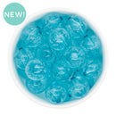 Teal Bubble Beads 20mm (Package of 10)