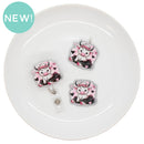 Cow in Tutu w/Hearts Acrylic Accent 44x41mm (Package of 1)