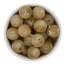 Latte Marble Beads 20mm (Package of 10)