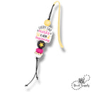 Every End Marks a New Beginning Silicone Focal Bead 28x29mm (Package of 2)