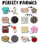 Teacher Supplies Heart Flatback Acrylic Accent 44x51mm (Package of 1) - ABC Exclusive