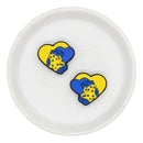 Rock Your Socks Down Syndrome Awareness Silicone Focal Bead 26x29mm (Package of 2)
