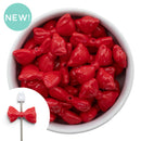 Red Bow Bead 32x18mm (Package of 5)