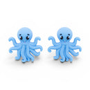 3-D Octopus Silicone Focal Bead 30x30x13mm (Package of 2)